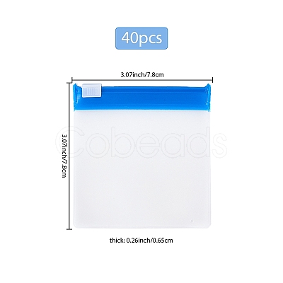 EVA 40Pcs Plastic Zip-lock Bags ABAG-SP0001-18A-01-1