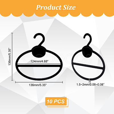 Plastic Scarf Display Hangers AJEW-WH0504-67B-1