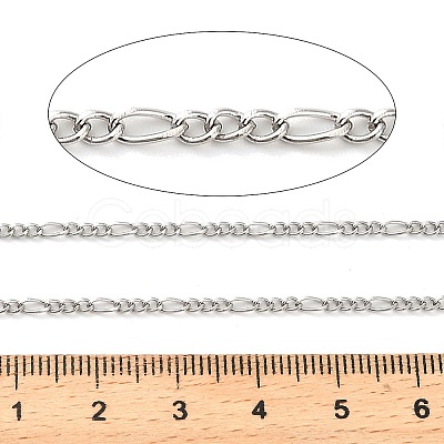 304 Stainless Steel Twisted Chains Curb Chains CHS-B009-01C-P-1