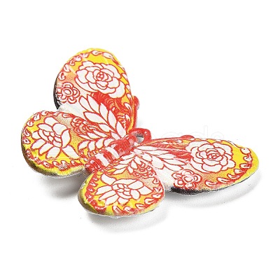 Printed Opaque Acrylic Beads MACR-R004-02D-1