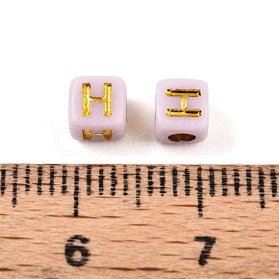 Plating Acrylic Beads OACR-N140-01H-H-1