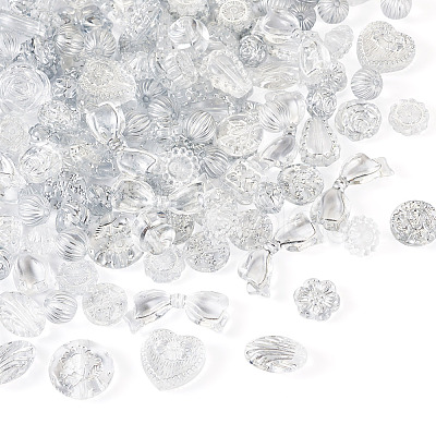 100G Transparent Acrylic Beads MACR-TA0002-02K-1