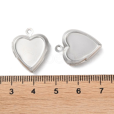 Rack Plating Brass Locket Pendants X-KK-G489-03P-1