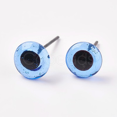 Craft Glass Doll Eyes LS-DIY-WH0020-B03-11mm-1