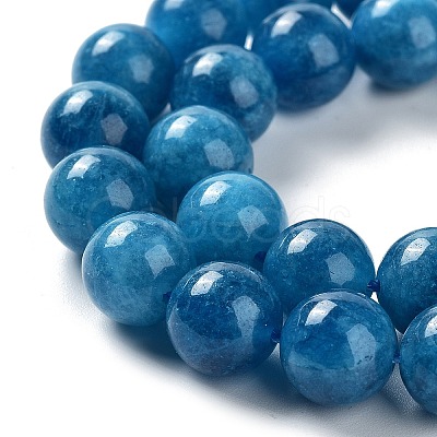 Dyed Natural Malaysia Jade Beads Strands G-G021-02C-10-1