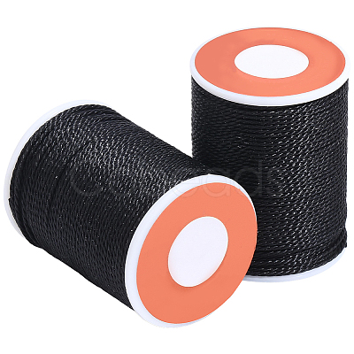 2 Rolls Round Waxed Polyester Cord YC-PA0001-01C-1