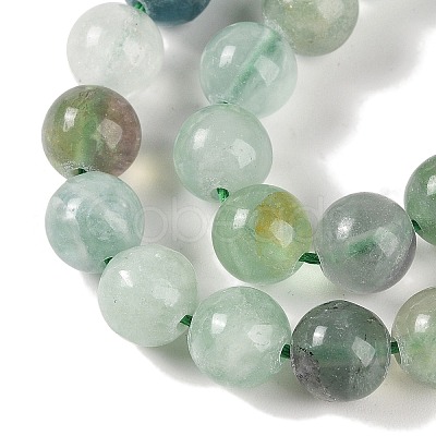 Natural Fluorite Beads Strands G-P530-B04-03-1