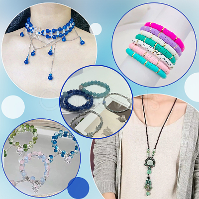 DIY Round & Disc/Flat Round Beads Kits DIY-PH0030-85B-1