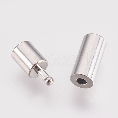 Brass Bayonet Clasps KK-P149-08D-1
