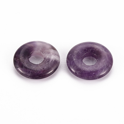 Natural Amethyst Pendants G-T122-66M-1