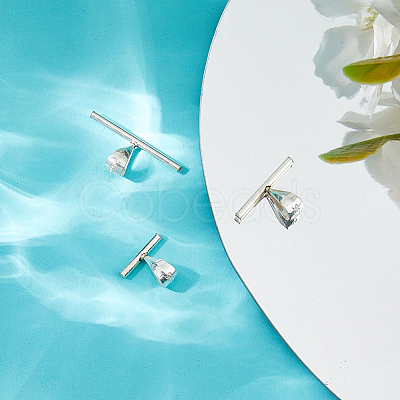 3Pcs 3 Styles Pin to Pendant Converter STER-FH0001-12-1