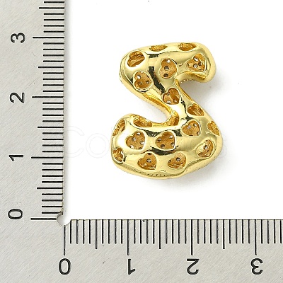 Rack Plating Brass Cubic Zirconia Pendants KK-S378-02G-Z-1