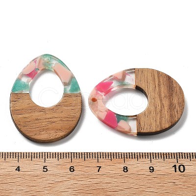 Resin and Walnut Pendants FIND-R051-10E-1
