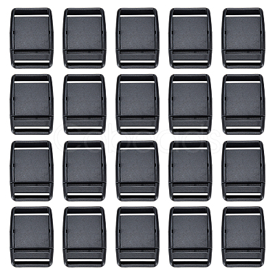 20Pcs Plastic Quick Contoured Side Release Buckle KY-NB0001-45-1