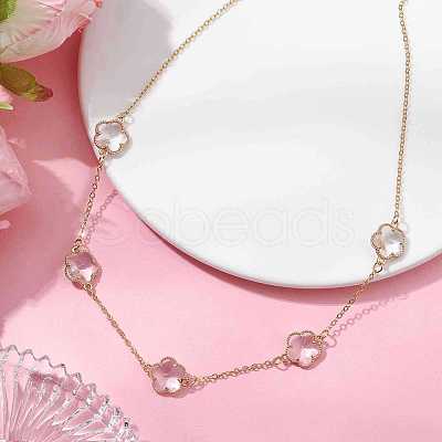 Brass Cable Chains Necklace NJEW-JN04699-1