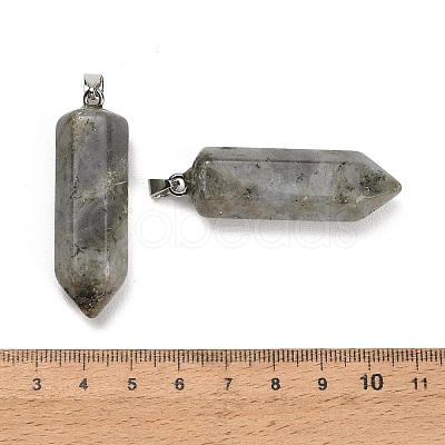 Natural Labradorite Pendants GG-CBAA0EE-02P-02-1