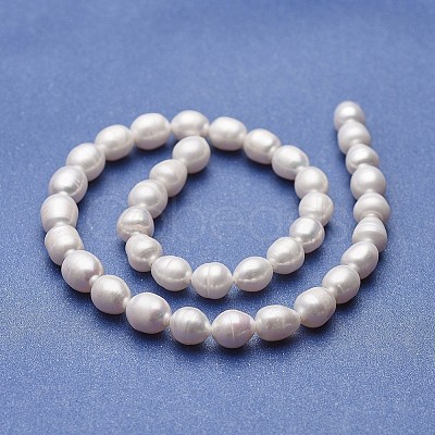 Natural Cultured Freshwater Pearl Beads Strands PEAR-P060-28B-01-1