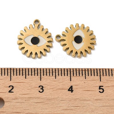 Ion Plating(IP) 316L Surgical Stainless Steel Pendants STAS-D035-05E-G-1