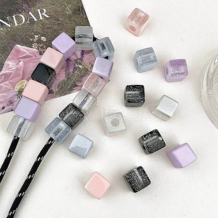Opaque Acrylic Beads OACR-I013-20-1