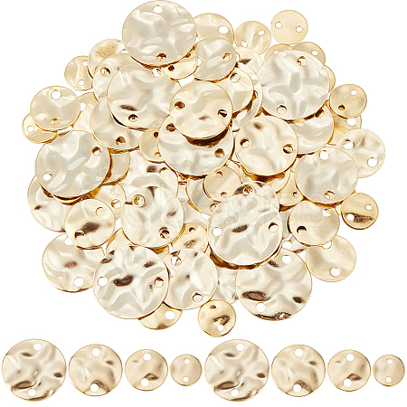 80Pcs 4 Styles Brass Connector Charms KK-CN0002-93G-1