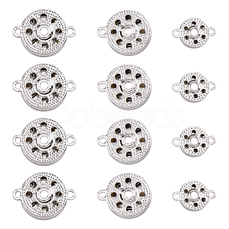 18Pcs 3 Style Alloy Snap Button FIND-FH0006-36-1