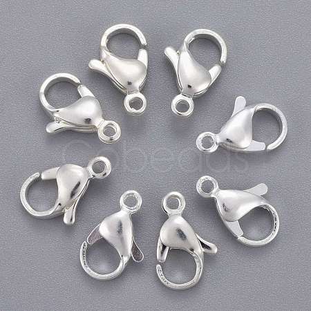 304 Stainless Steel Lobster Claw Clasps STAS-E464-21E-S-1