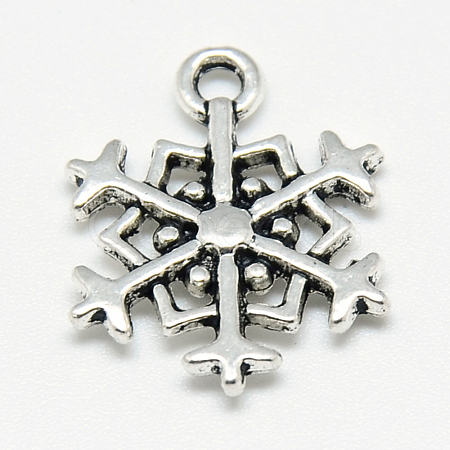 Tibetan Style Alloy Pendants TIBE-S301-031AS-RS-1