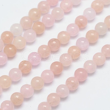 Natural Morganite Bead Strands G-M261-13-1