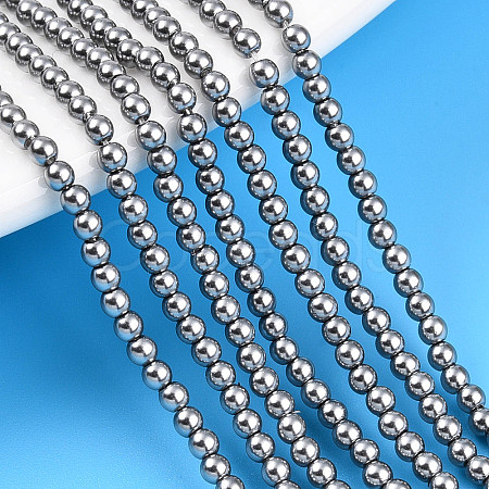 Baking Paint Pearlized Glass Pearl Bead Strands HY-N002-2mm-A01-1
