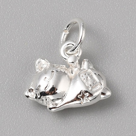 Brass Charms FIND-WH0159-63S-22-1