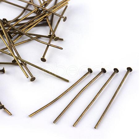 Iron Flat Head Pins IFIN-R217-0.7x38-AB-NF-1