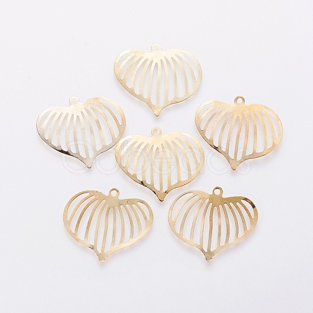 Iron Filigree Pendants X-IFIN-F158-48G-1