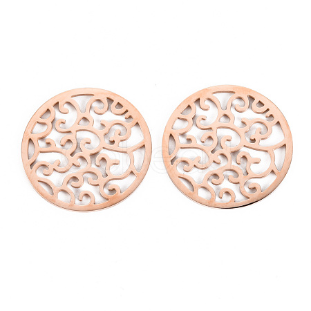 304 Stainless Steel Filigree Joiners Links STAS-S116-197RG-1