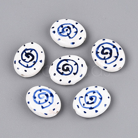Handmade Porcelain Beads X-PORC-T134-11-1