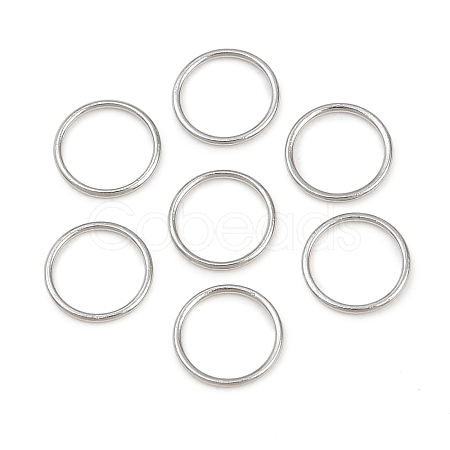 304 Stainless Steel Closed Jump Rings STAS-G393-06P-09-1