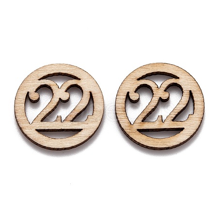 Wooden Cabochons LS-WOOD-I001-08-22-1
