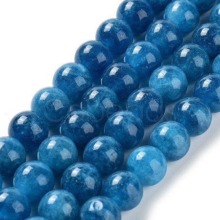 Dyed Natural Malaysia Jade Beads Strands G-G021-02C-10-1