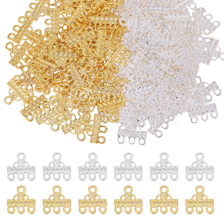 120Pcs 2 Colors Alloy Chandelier Component Links DIY-GO0003-53-1