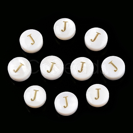 Natural Freshwater Shell Beads SHEL-N036-01J-1