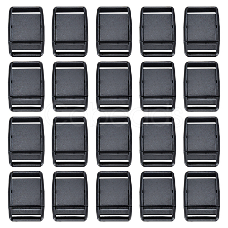 20Pcs Plastic Quick Contoured Side Release Buckle KY-NB0001-45-1