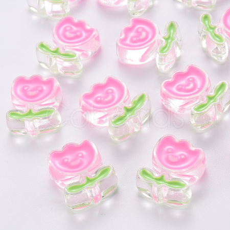 Transparent Acrylic Beads MACR-S374-03A-01-1