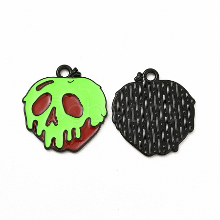 Rack Plating Alloy Enamel Pendants LS-FIND-G054-20EB-02-1