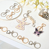 20Pcs 2 Colors Zinc Alloy Keychain Clasps FIND-SP0004-25-3