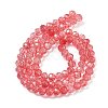 Transparent Crackle Glass Beads Strands CCG-L050-01B-01-3