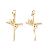 Rack Plating Brass Pendants KK-C004-05G-2