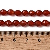 Dyed & Heated Natural Carnelian Beads Strands G-K376-F24-01-5