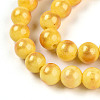 Natural Mashan Jade Beads Strands G-A255-A01-02D-3