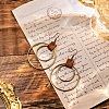 Ring Bohemian Style Zinc Alloy Dangle Earrings FS-WG9CCFB-03-2
