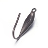 316 Surgical Stainless Steel Earring Hooks STAS-L211-10-B-2