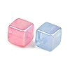 UV Plating Opaque Acrylic Beads MACR-K361-43-2